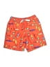 Hanna Andersson Print Orange Board Shorts Size 10 - photo 1