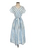 Unbranded Stripes Blue Casual Dress Size S - photo 1
