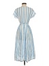 Unbranded Stripes Blue Casual Dress Size S - photo 2