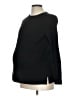 Hatch 100% Wool Black Wool Pullover Sweater Size Lg Maternity (3) - photo 1