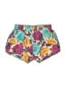 Nike 100% Polyester Floral Teal Shorts Size S - photo 2