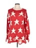 Wildfox Stars Red Pullover Sweater Size L (estimated) - photo 1