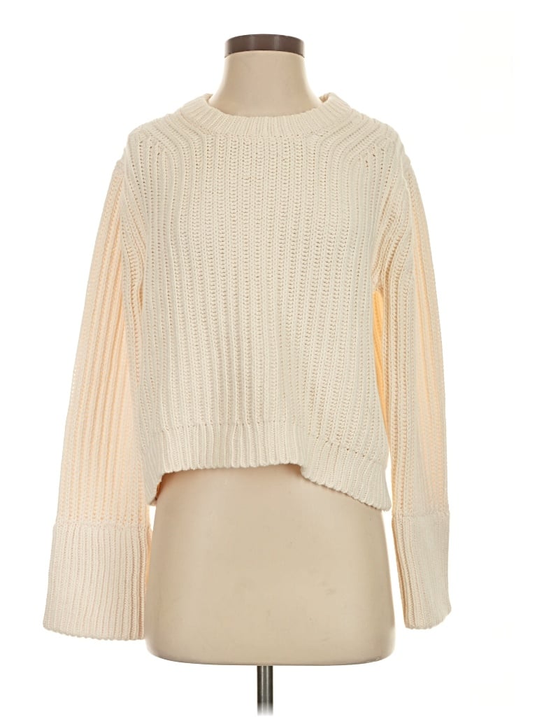 Pre-owned Jcrew Pullover Sweater In Ivory