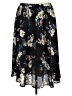 Bobeau 100% Polyester Floral Black Casual Skirt Size M - photo 1