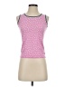 Talbots Polka Dots Pink Tank Top Size P Petite - photo 1