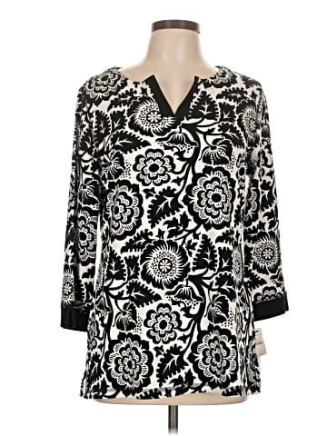 T by Talbots 3/4 Sleeve Blouse (view 1)