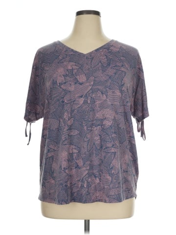 Xersion Short Sleeve Blouse (view 1)