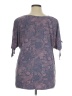Xersion Purple Short Sleeve Blouse Size 0X (estimated) - photo 2