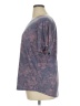 Xersion Purple Short Sleeve Blouse Size 0X (estimated) - photo 5