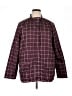 Basic Editions Plaid Burgundy Coat Size XL - photo 1