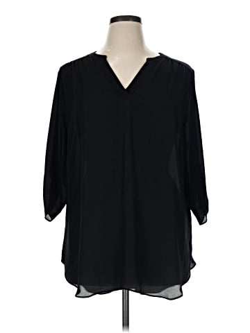 Worthington 3/4 Sleeve Blouse (view 1)
