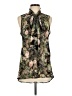 Hi-Line 100% Polyester Black Sleeveless Blouse Size M - photo 1