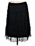 Ninety 100% Polyester Black Casual Skirt Size M - photo 2