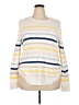 Gap 100% Cotton Stripes White Pullover Sweater Size XXL - photo 1