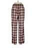 J.Crew Plaid Red Wool Pants Size 8 - photo 2