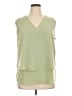 DG^2 by Diane Gilman 100% Polyester Green Sleeveless Blouse Size XL - photo 1