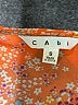 CAbi 100% Polyester Orange Sleeveless Blouse Size S - photo 7
