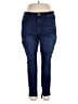 ELOQUII Solid Blue Jeans Size 18 - photo 1