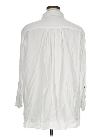 MULTIPLES 3/4 Sleeve Button-Down Shirt (view 2)