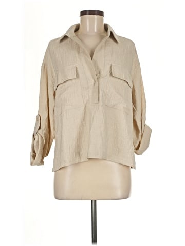 Max Studio 3/4 Sleeve Blouse (view 1)