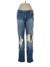 Zara TRF Graphic Blue Jeans Size 10 - photo 1