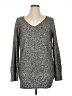 White House Black Market Metallic Gray Pullover Sweater Size XL - photo 1