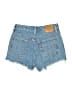 Levi's 100% Cotton Blue Denim Shorts Size 26 waist - photo 2