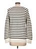 Gap 100% Cotton Stripes Ivory Pullover Sweater Size L - photo 2