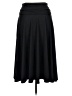 Forever 21 Solid Black Formal Skirt Size L - photo 2