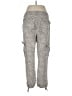 Democracy Animal Print Ivory Cargo Pants Size 10 - photo 2