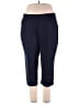 Croft & Barrow Solid Blue Active Pants Size 18 - photo 1