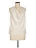 Nine West 100% Polyester Ivory Sleeveless Blouse Size M - photo 1