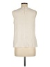 Nine West 100% Polyester Ivory Sleeveless Blouse Size M - photo 2