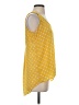 Pleione 100% Polyester Yellow Tank Top Size S - photo 4