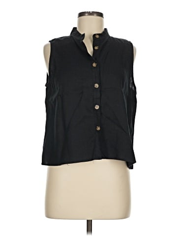 Ann Taylor Sleeveless Button-Down Shirt (view 1)