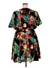 Unbranded 100% Polyester Tropical Black Casual Dress Size XXL - photo 2