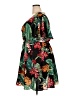 Unbranded 100% Polyester Tropical Black Casual Dress Size XXL - photo 5