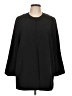 Ulla Popken 100% Acetate Black Coat Size 12 - photo 1