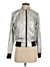 RACHEL Rachel Roy Metallic Silver Jacket Size S - photo 1