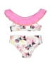 Disney Floral Pink Two Piece Swimsuit Size 3T - photo 2