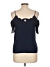 Monteau Blue Short Sleeve Top Size L - photo 2