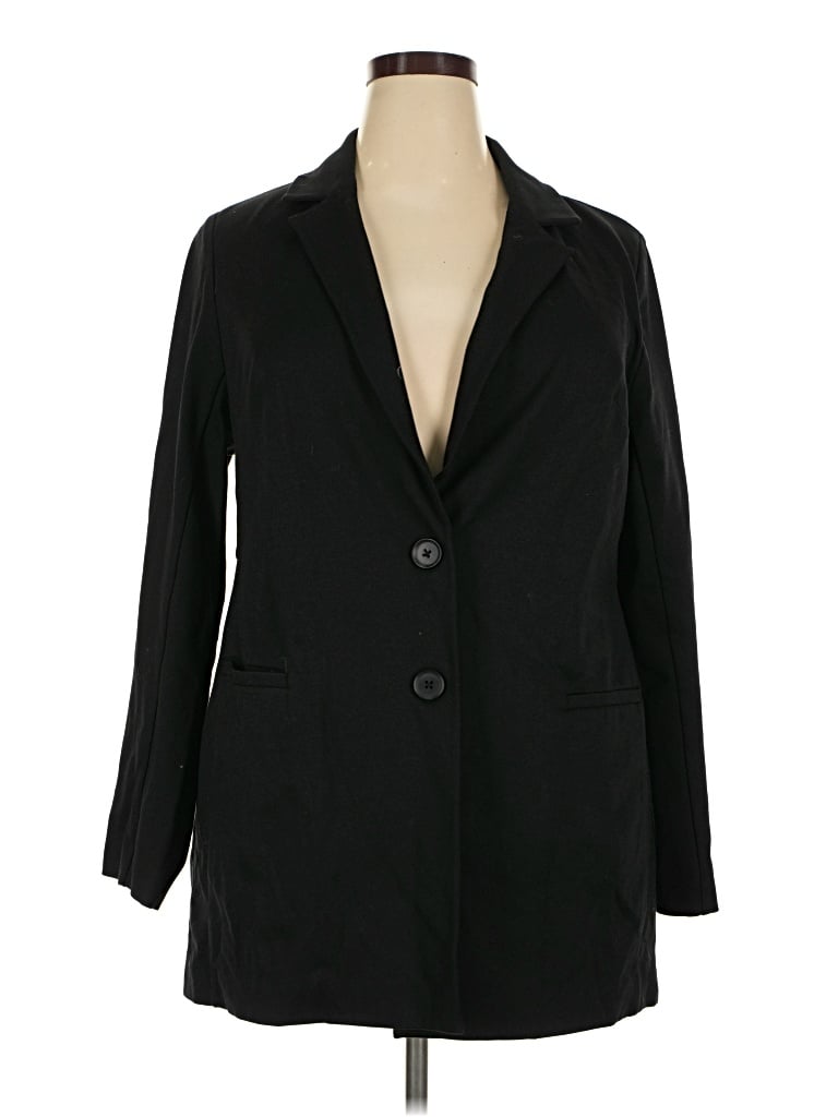Pre-owned Torrid Blazer Jacket In Black