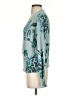 Lauren Conrad Floral Teal Pullover Sweater Size S - photo 5