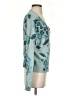 Lauren Conrad Floral Teal Pullover Sweater Size S - photo 4