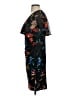 Connected Apparel Print Black Cocktail Dress Size 4 (petite) - photo 5