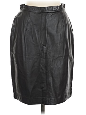 Apostrophe Leather Skirt (view 1)