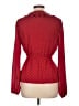 Max Studio 100% Polyester Red Long Sleeve Blouse Size L - photo 2