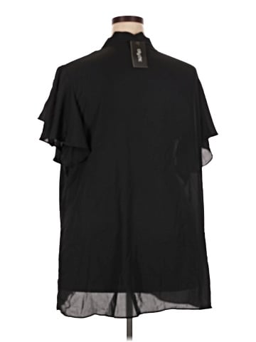 City Chic Short Sleeve Blouse (view 2)