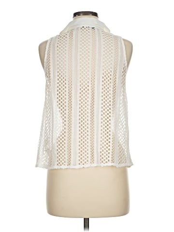 Zara Sleeveless Button-Down Shirt (view 2)