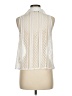 Zara Ivory Sleeveless Button-Down Shirt Size M - photo 2